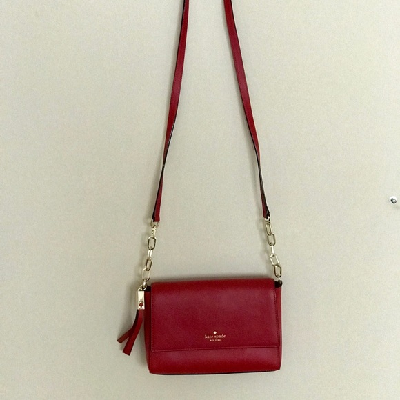 Beautiful Kate Spade red purse - Picture 3 of 4